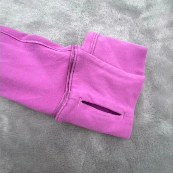 Lululemon Run Briskly 1/2 Zip Athletic Activewear Magenta Glow Jacket - Picture 12 of 16